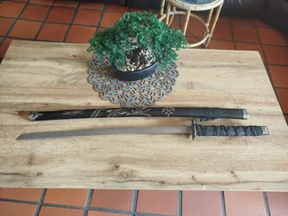 Japanese style dragon dull bladed katana