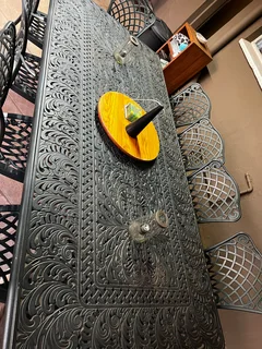 10 seater cast iron patio set