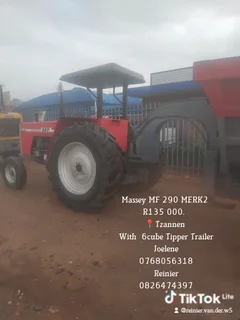 Tractor and 6 Cube Tipper Combo