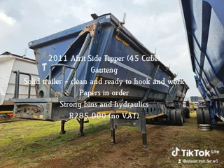 2011 45 Cube Side Tipper