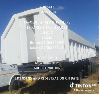 2004 Tri Axle Tipper Trailer