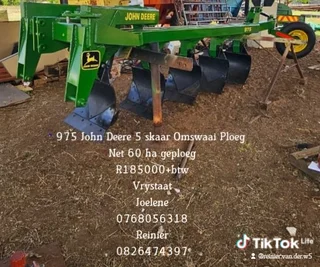 John Deere 975 5 Skaar Omswaai Ploeg