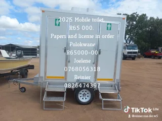 2025 Mobile toilet Trailer