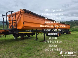 2008 top trailer Side Tipper