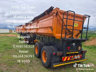 2008 top trailer Side Tipper