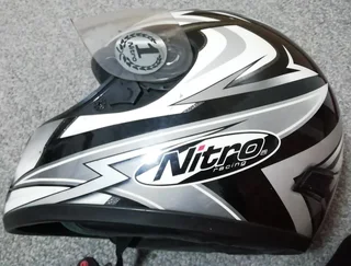 Nitro N320-VX Full-Face Racing Helmet