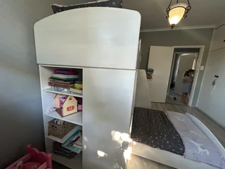 Solid Wood Kids Double Bunk, No Bolts or Screws