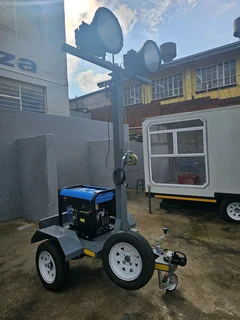 Light towers trailer // mobile light plant trailer