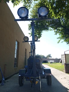 Light towers trailer // mobile light plant trailer
