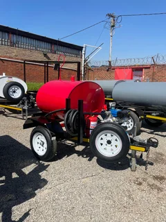 500L Mild Steel mobile tank trailer