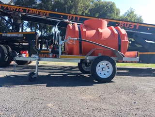 500L Plastic fuel mobile tank trailer