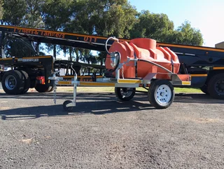 500L Plastic fuel mobile tank trailer