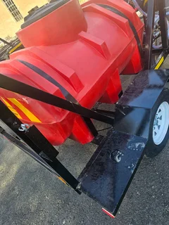 500L Plastic fire fighting mobile tank trailer