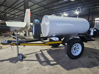 1000L Stainless Steel Fuel mobile tank trailer