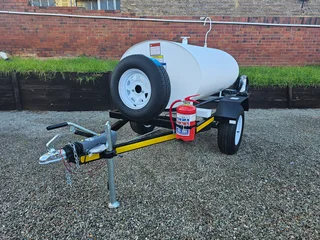 1000L Stainless Steel Fuel mobile tank trailer