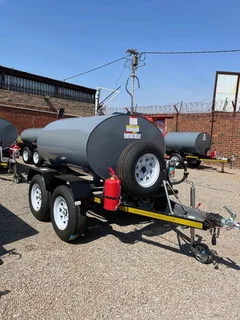 1500L Mild Steel Fuel mobile tank trailer
