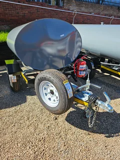 1500L Mild Steel Fuel mobile tank trailer
