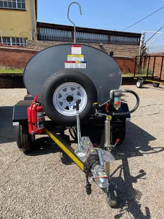 1500L Mild Steel Fuel mobile tank trailer