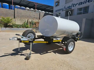 1500L Stainless Steel Fuel mobile tank trailer