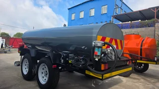 2000L Mild Steel Fuel mobile tank trailer
