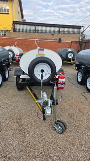 2000L Stainless Steel mobile tank trailer