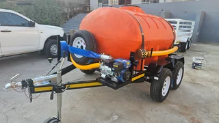 2500L Plastic Honey Sucker mobile tank trailer