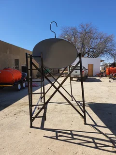2000L Mild Steel Tank on Stand