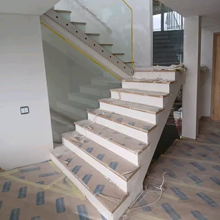 Custom Concrete Staircase Installation