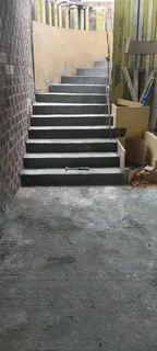 Custom Concrete Staircase Installation
