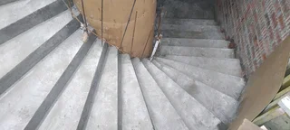 Custom Concrete Staircase Installation