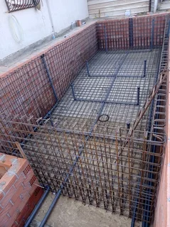 Swimming Pool Steel Reinforcement &amp; Concrete Rebar
