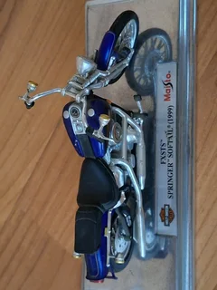 Collectable model Harley Davidson motor bikes