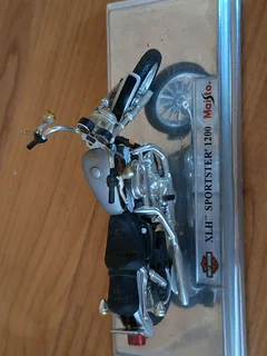 Collectable model Harley Davidson motor bikes