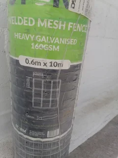 Galvanized Mesh Wire (0.6mx10m). Going for less than half price