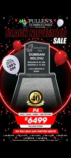 Black November Tombstones specials