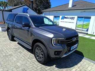 Ford Ranger MY23 3.0 V6 D Cab Wildtrak 4WD 10AT, Grey with 54000km, for sale!