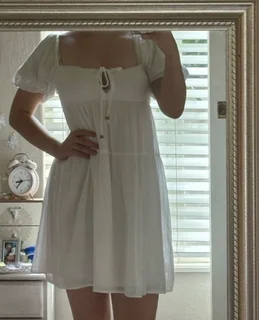 White Beach Dress H&M R200