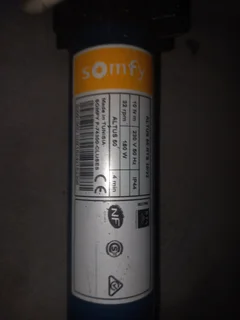Somfy tubular motor suitable for outdoor awnings eg: Folding arm and canvas drop down patio blinds.