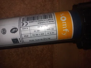 Somfy tubular motor