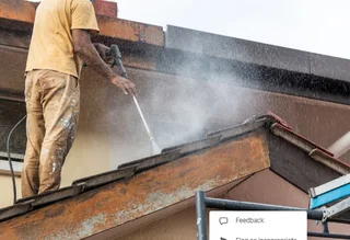 roof and home high pressure wash