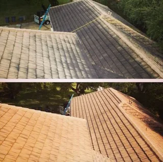 roof and home high pressure wash