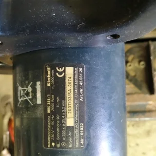 2000 watt 355mm Steel cut off machine