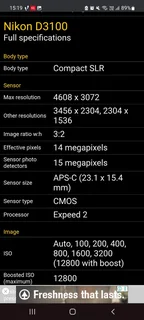 Nikon D3200 DSLR camera with extra lens, battery charger, etc.