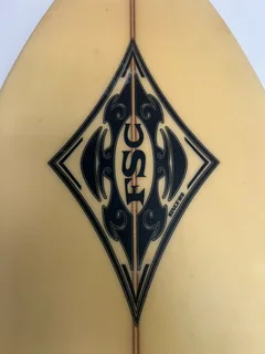 Hand Shaped Graeme Bunt Surfboard 6’10”  Vintage UK Board