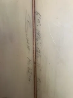 Hand Shaped Graeme Bunt Surfboard 6’10”  Vintage UK Board