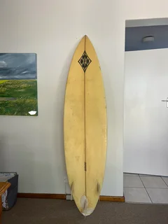 Hand Shaped Graeme Bunt Surfboard 6’10”  Vintage UK Board