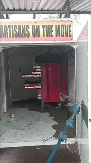 Trailer for Sale with assortment of Welding , Fabrication, Rigging, Equipment and Tools.