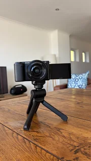 Sony ZV-E10 4K Vlogging Camera + Sony Bluetooth Shooting Grip