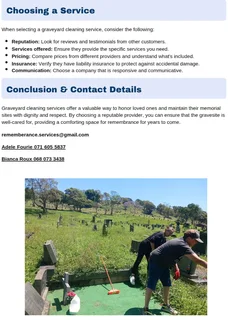 Graveyard Maintenance