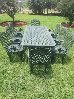 Cast iron outdoor patio set